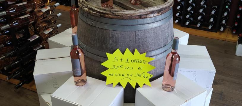 Opération 5+1 offerte sur Vin de Provence Inna rosé Pierrevert 2021